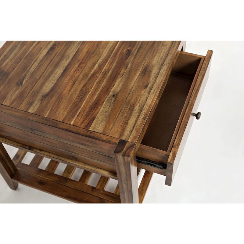 Jofran Beacon Street Modern Essential Solid Wood End Table