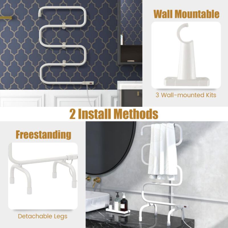 Hivvago 100W Electric Towel Warmer Drying Rack