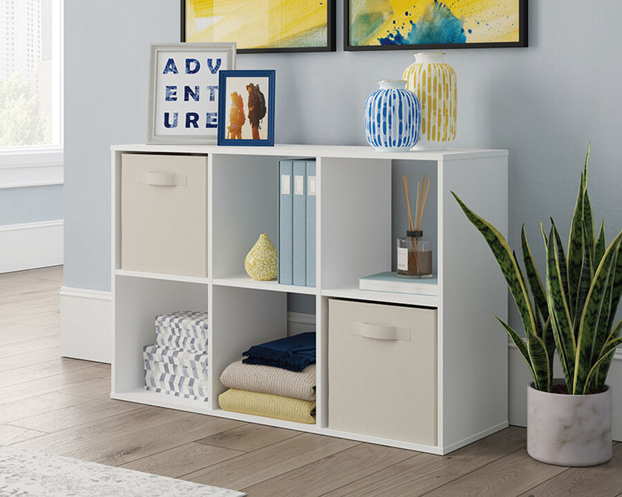 Sauder Select 6-Cube Organizer Storage Cubby