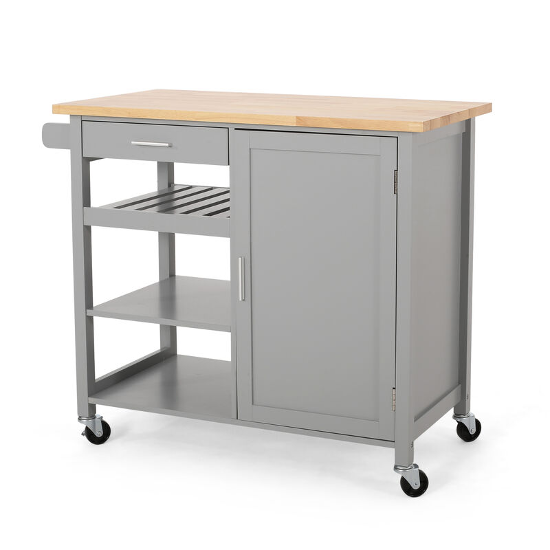 Merax Kitchen Island with Storage
