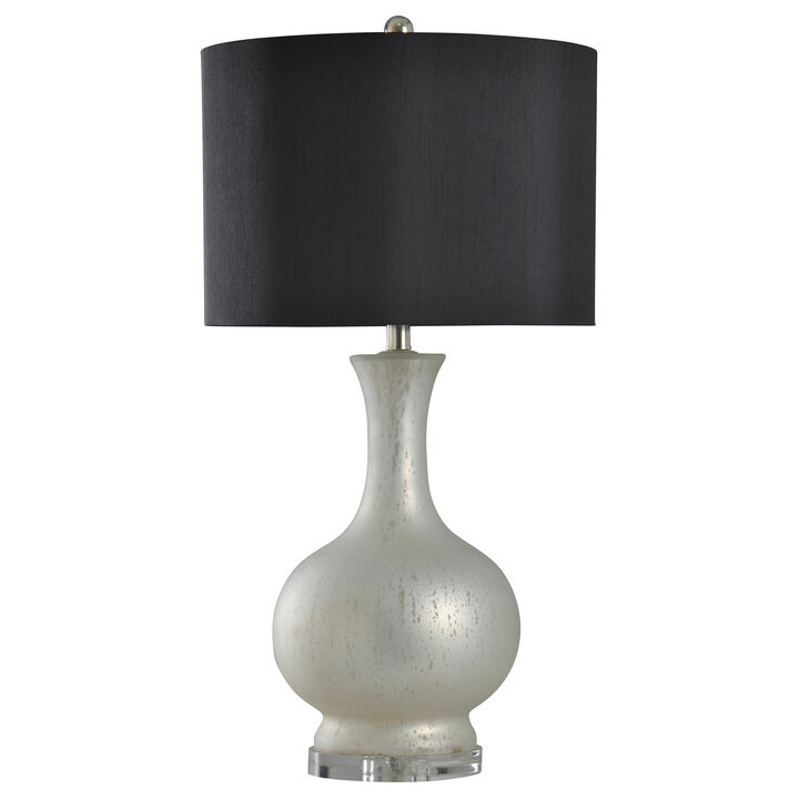Aged Glass Table Lamp