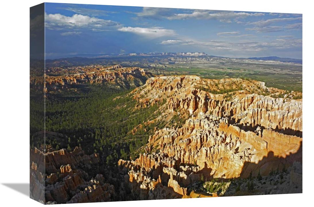 Bryce Canyon National Park seen from Bryce Point, Utah-Canvas Art-16x12