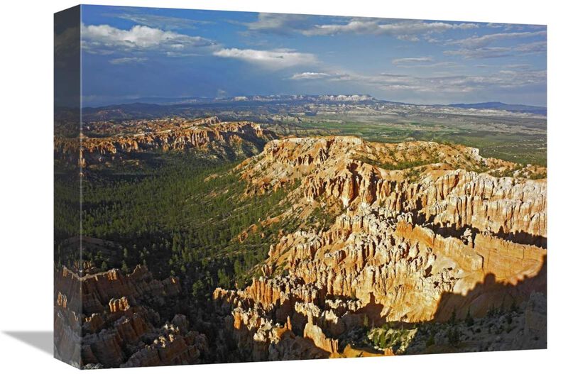 Bryce Canyon National Park seen from Bryce Point, Utah-Canvas Art-16x12