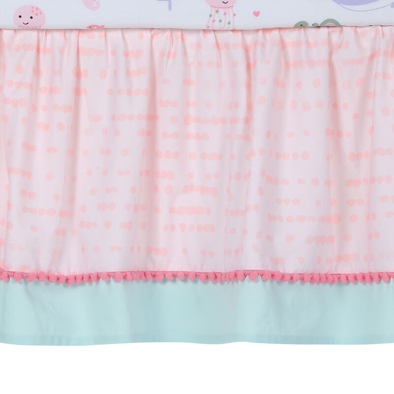 Lambs & Ivy Sea Dreams 3-Piece Dolphin/Turtle Nautical Baby Crib Bedding Set