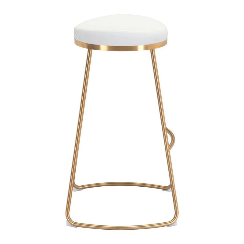 Belen Kox Bree Barstool (Set of 2), White, Belen Kox