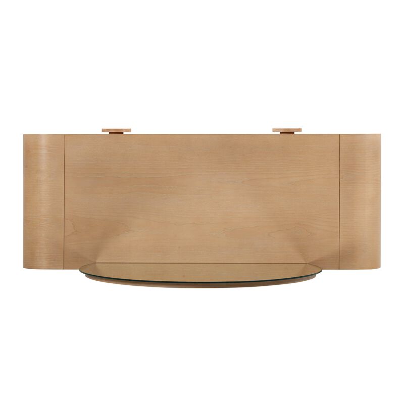 Moonrise 2-Drawer Vanity Desk with Mirror