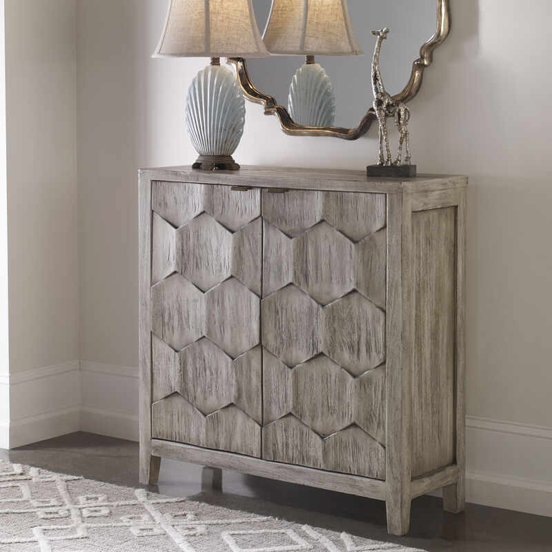 Catori Smoked Ivory Console Cabinet