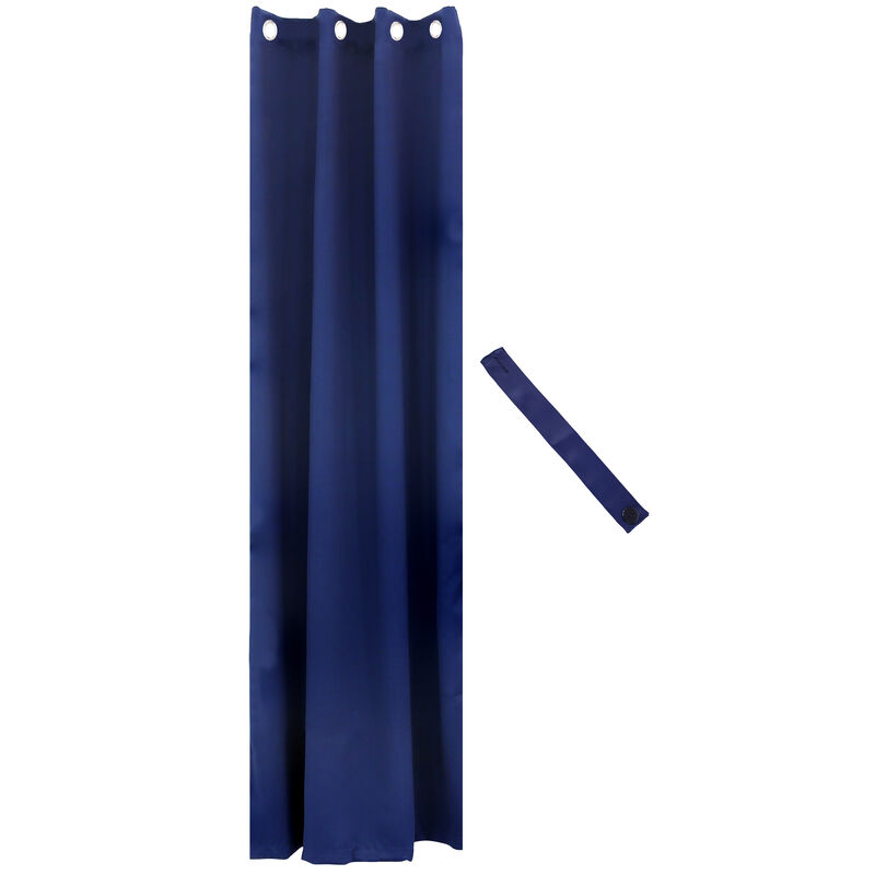 Sunnydaze Outdoor Blackout Curtain Panel - 52 in x 108 in