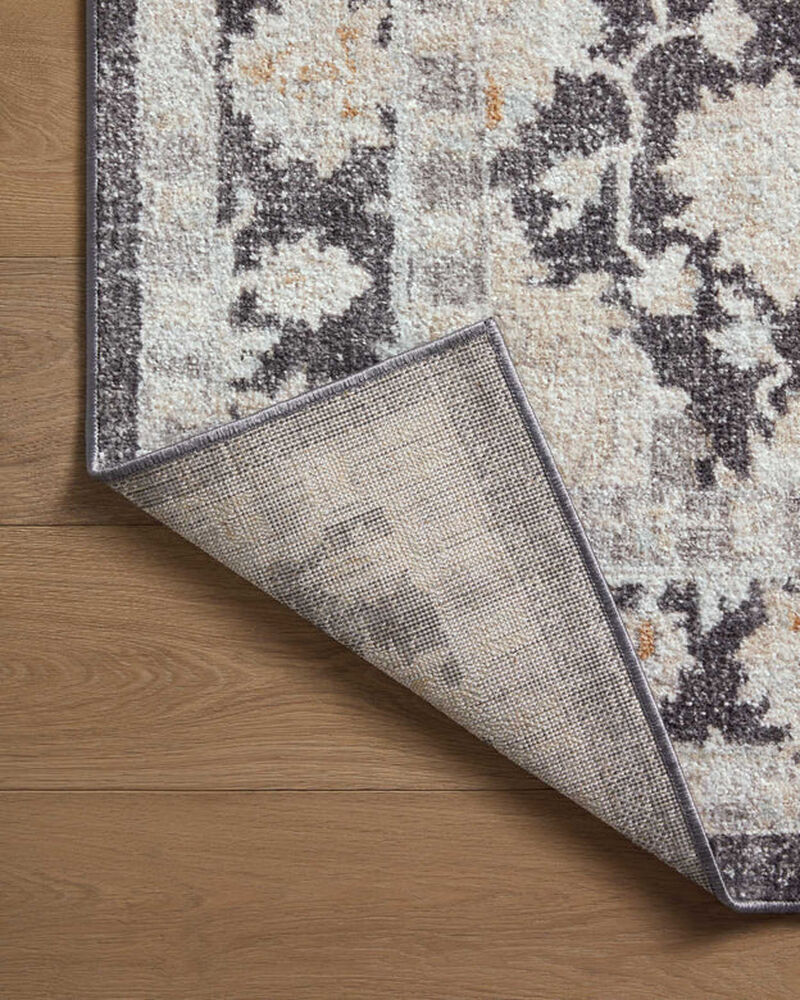 Monroe MON05 Charcoal/Natural 3'9" x 5'9" Rug
