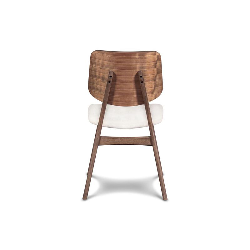 New Classic Furniture Furniture Oscar Solid Wood Dining Chair in Walnut (Set of 2)