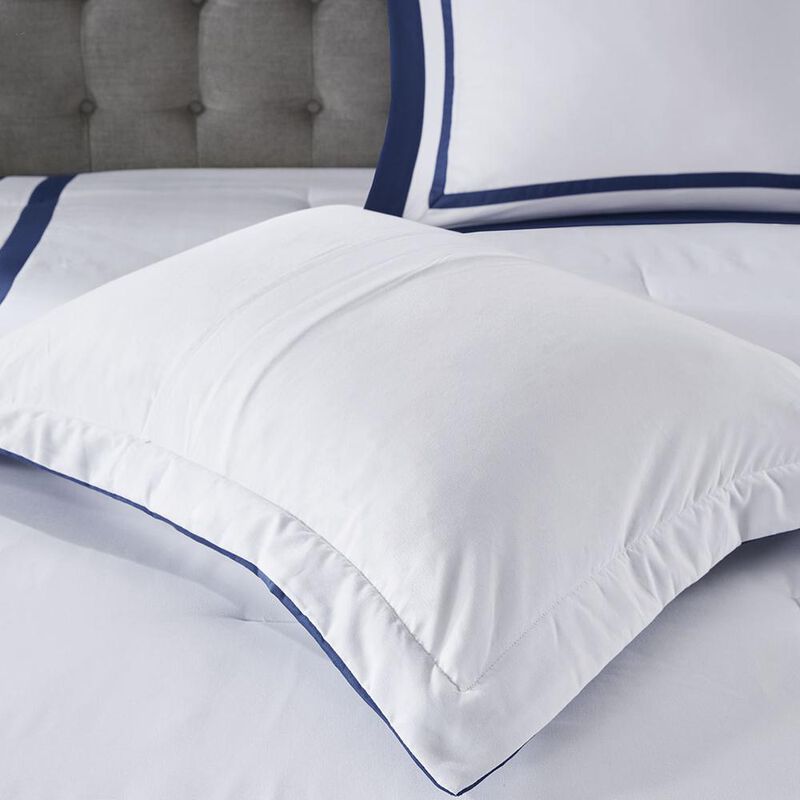 Belen Kox Navy Luxe 8 Piece Comforter Set, Belen Kox