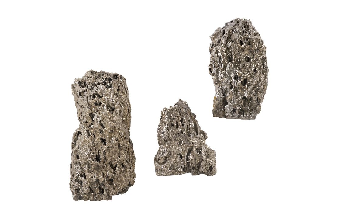 Stalagmite Wall Art Chrome