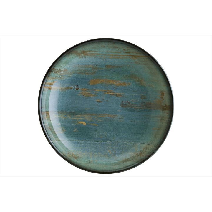 Madera dia.8" h:1.5" 17 oz. Round Decorated Porcelain Bowl (Set of 4)