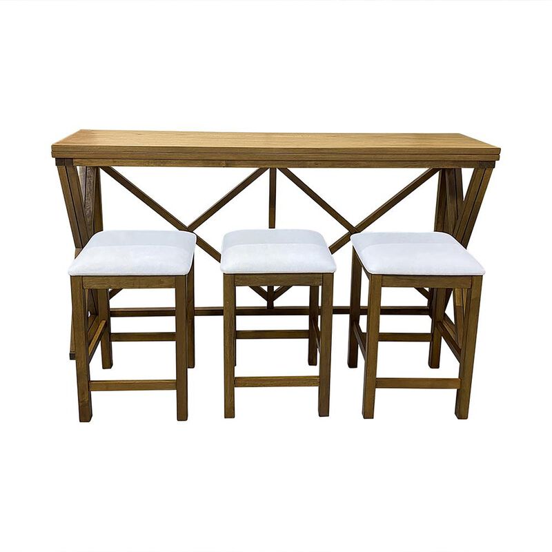 Carolina Living Taylor Flip Top Bar Table - Golden Oak