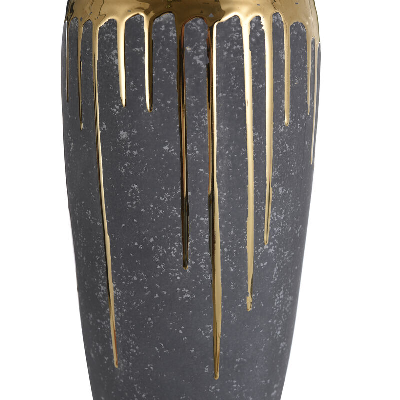Marloe Gold 19In Vase