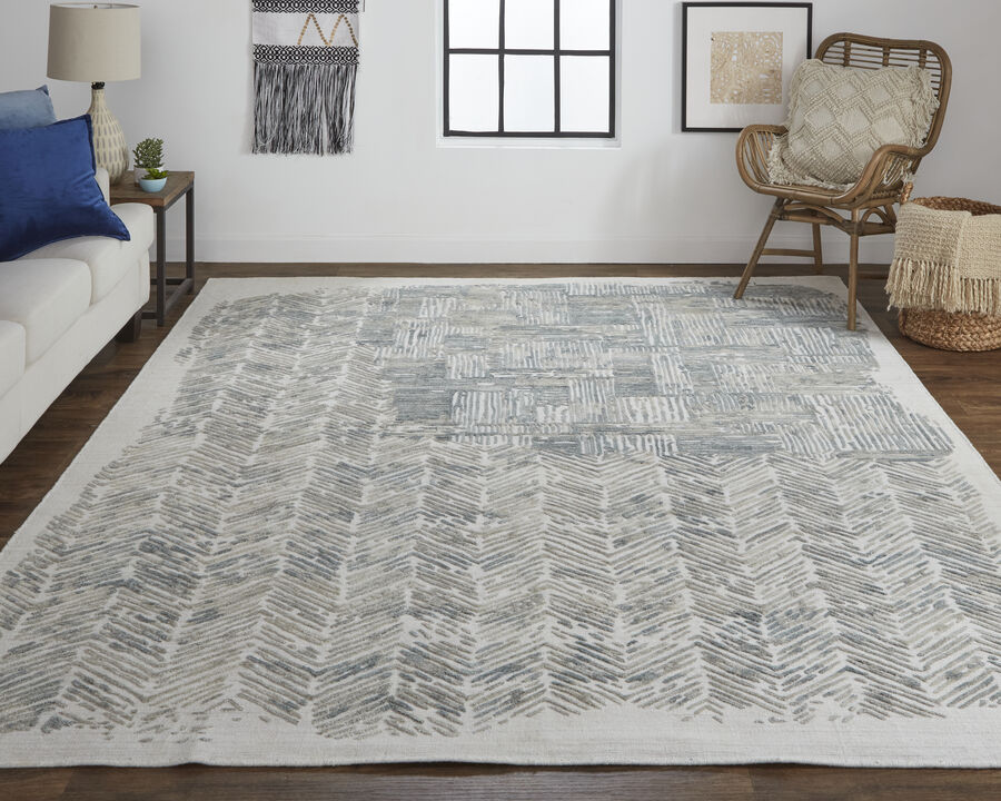 Elias 6891F Green/Blue/Ivory 2' x 3' Rug