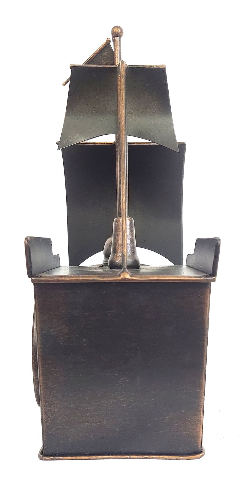 Sailing Ship Metal Table Clock-Bronze Copper