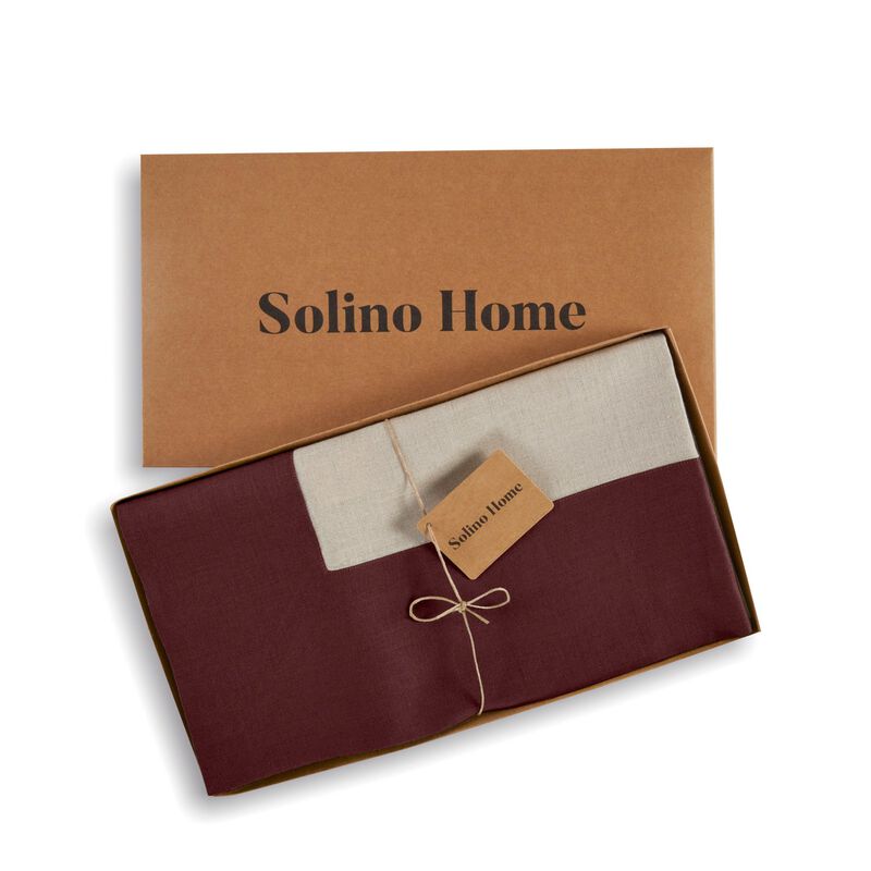 Solino Home 100% Pure Linen Tablecloth | Contempo