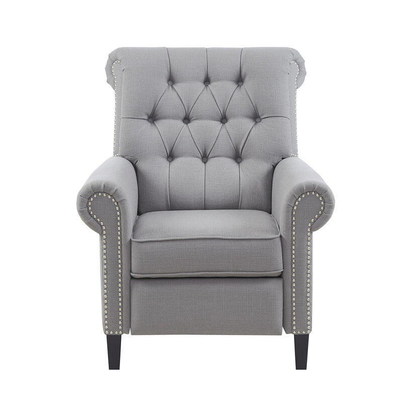 Gracie Mills Rhys Button Tufted Back Recliner