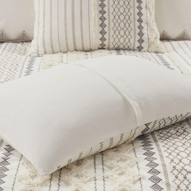 Belen Kox Imani Geometric Print Cotton Duvet Cover Set, Belen Kox
