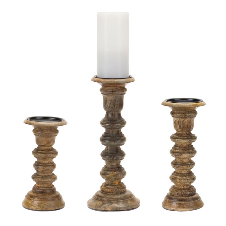 Candle Holder Set of 3 for Elegant Lighting and Stylish Home Decor
