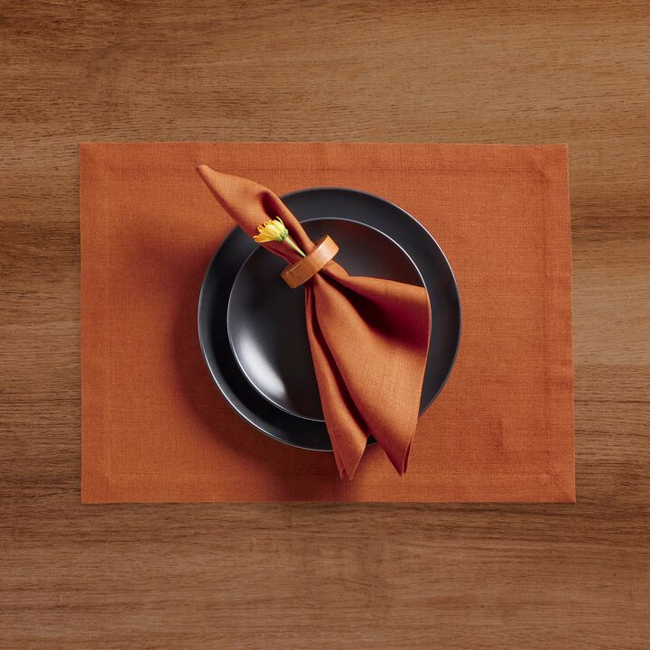 Solino Home 100% Pure Linen Cloth Napkins 20 x 20 Inch Set of 4 | Diana Dinner Napkins