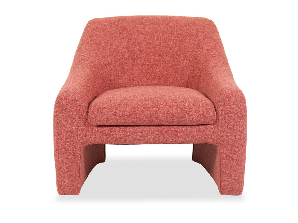 Accent Chair in Coral