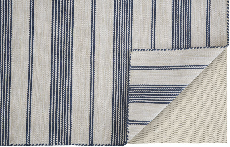 Duprine 0560F White/Ivory/Blue 5' x 8' Rug