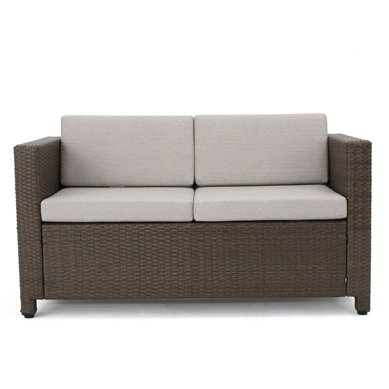 Merax 4 Pieces Outdoor Rattan  Sofa Set
