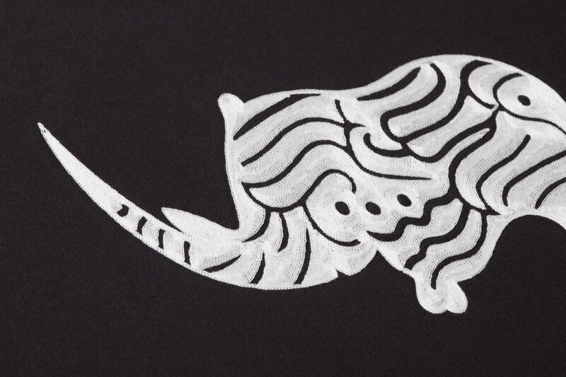 Kifaru Black Ivory Wall Art
