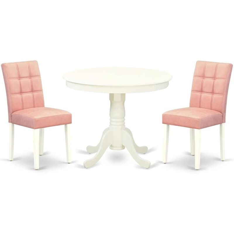 3 Piece Dining Table Set consists A Wood Table