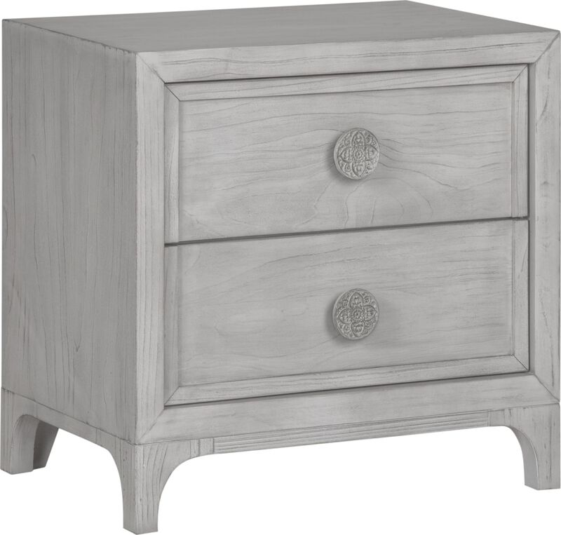 Boho Chic 2 Drawer Nightstand