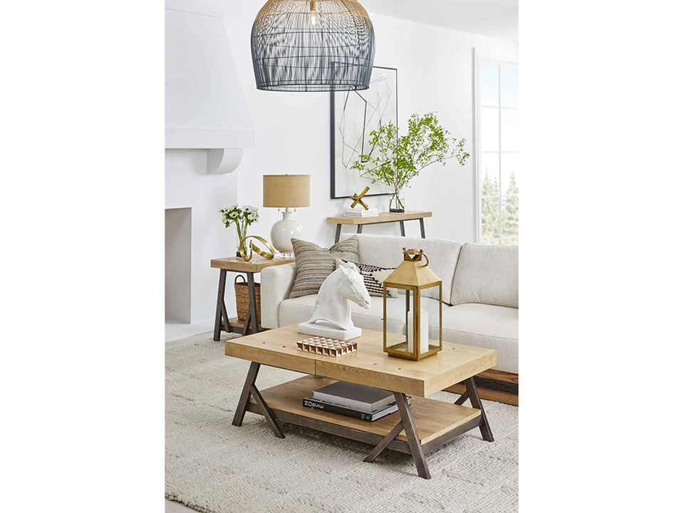 Frame Sliding-Top Cocktail Table