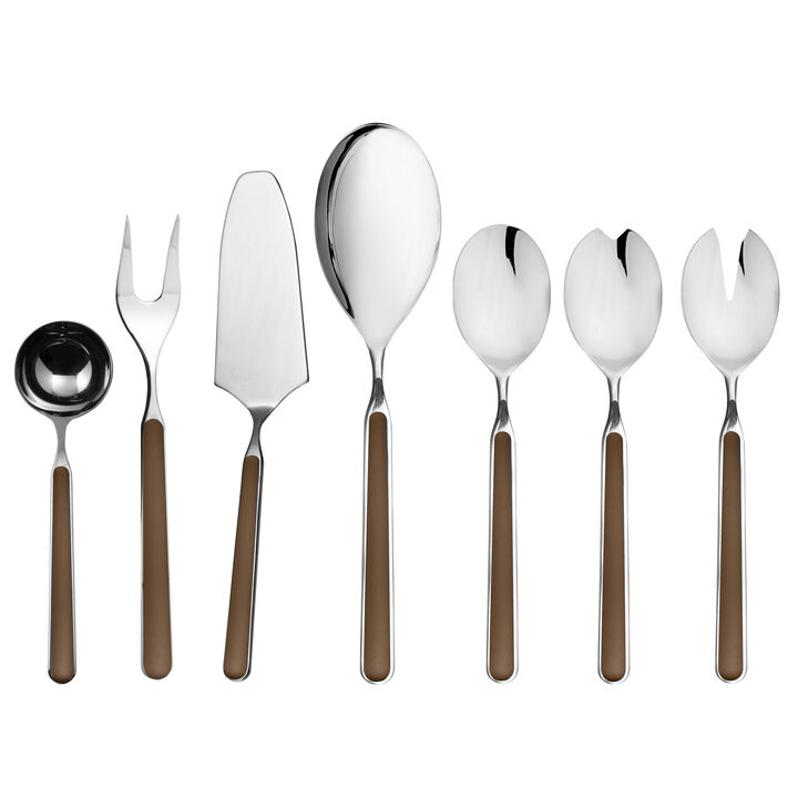 Fantasia 7-Piece Serving Set in Tobacco