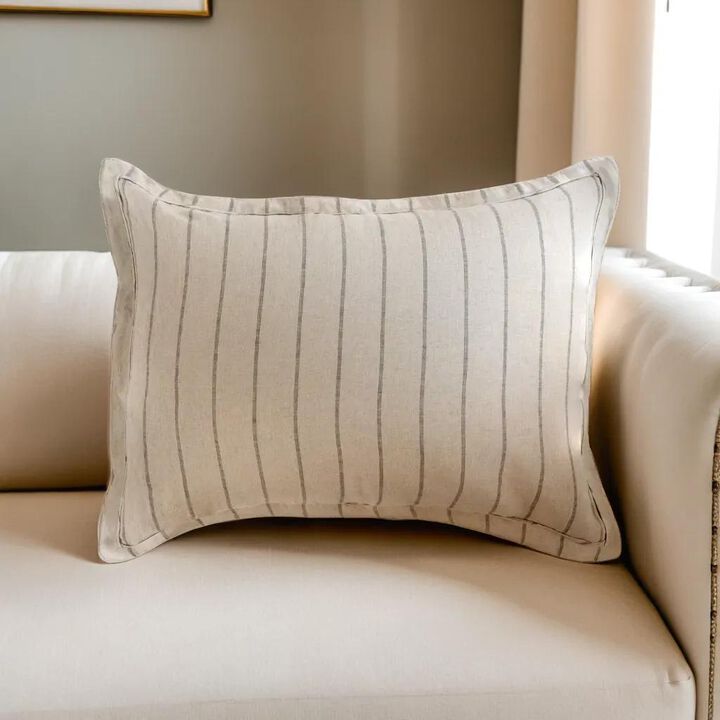 Kosas Home Kingston 100% Linen Natural Standard Sham