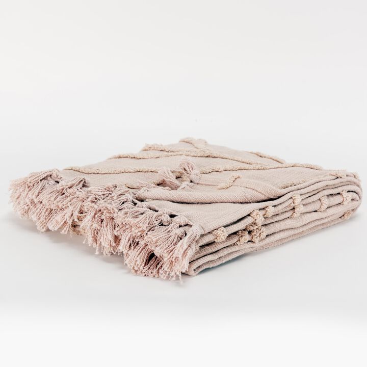 Blush 50" x 60" Throw Blanket