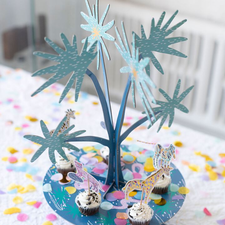 Ma Fete Safari Paper Cupcake Stand