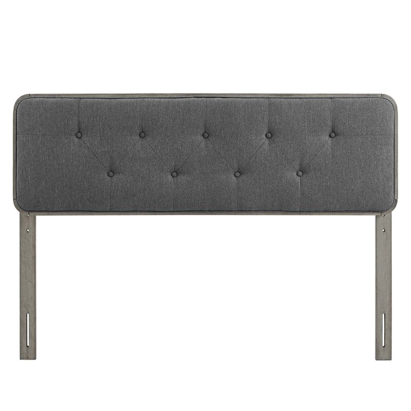 Modway - Collins Tufted King Fabric and Wood Headboard