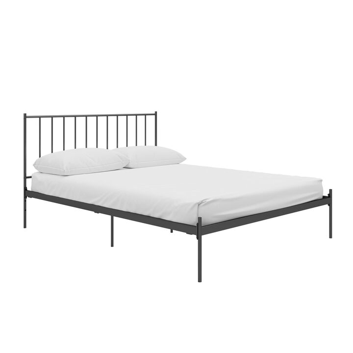Ares Metal Bed, King, Black