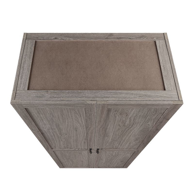Hopkins Gray Storage Closet (Set of 2)
