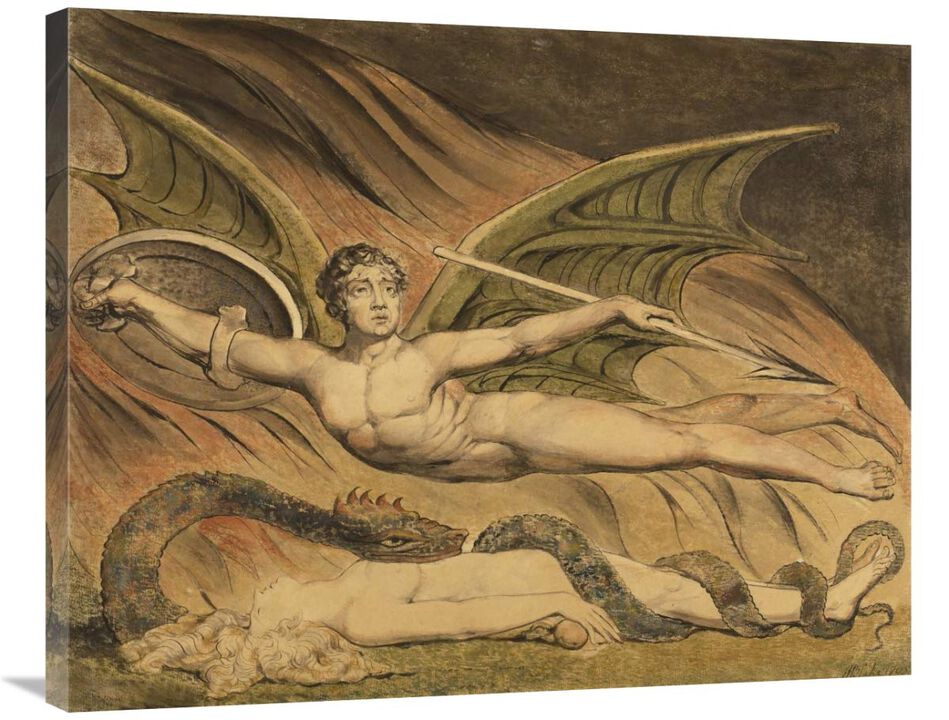 Satan Exulting over Eve-Canvas Art-35x28