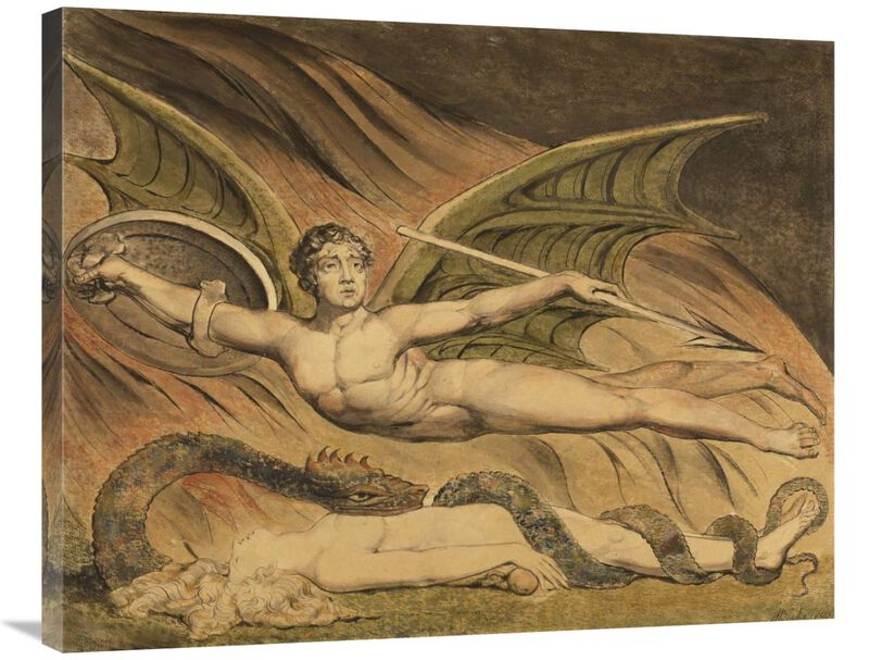 Satan Exulting over Eve-Canvas Art-35x28