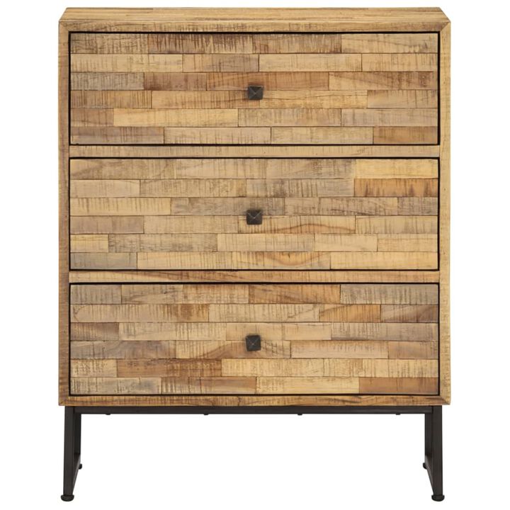 vidaXL Sideboard Reclaimed Teak Wood 23.6"x11.8"x29.5"