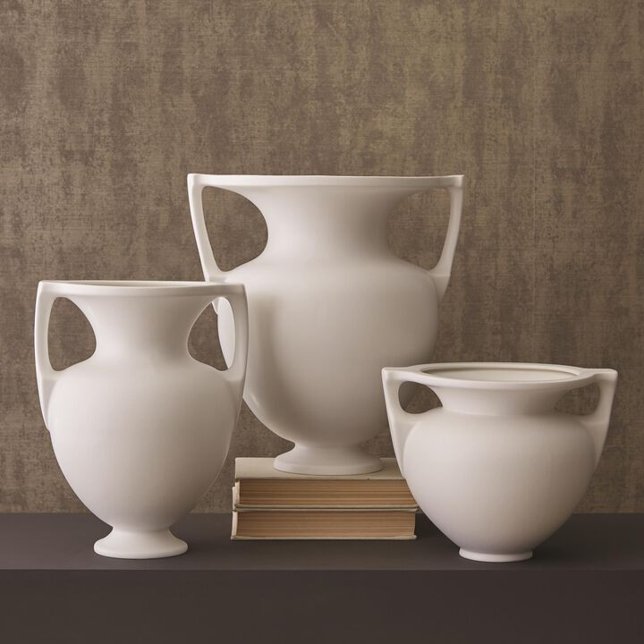 Grecian Amphora-White Small