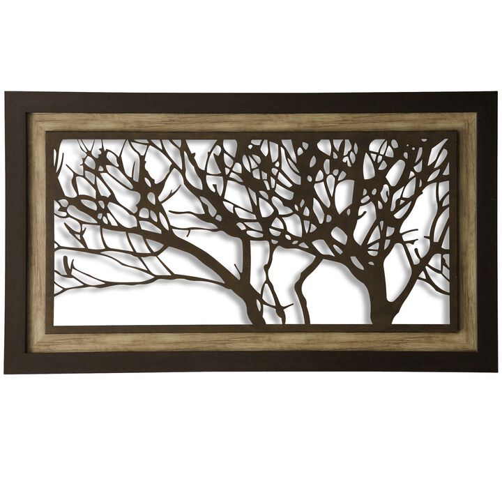 Metal Tree I Framed Panel