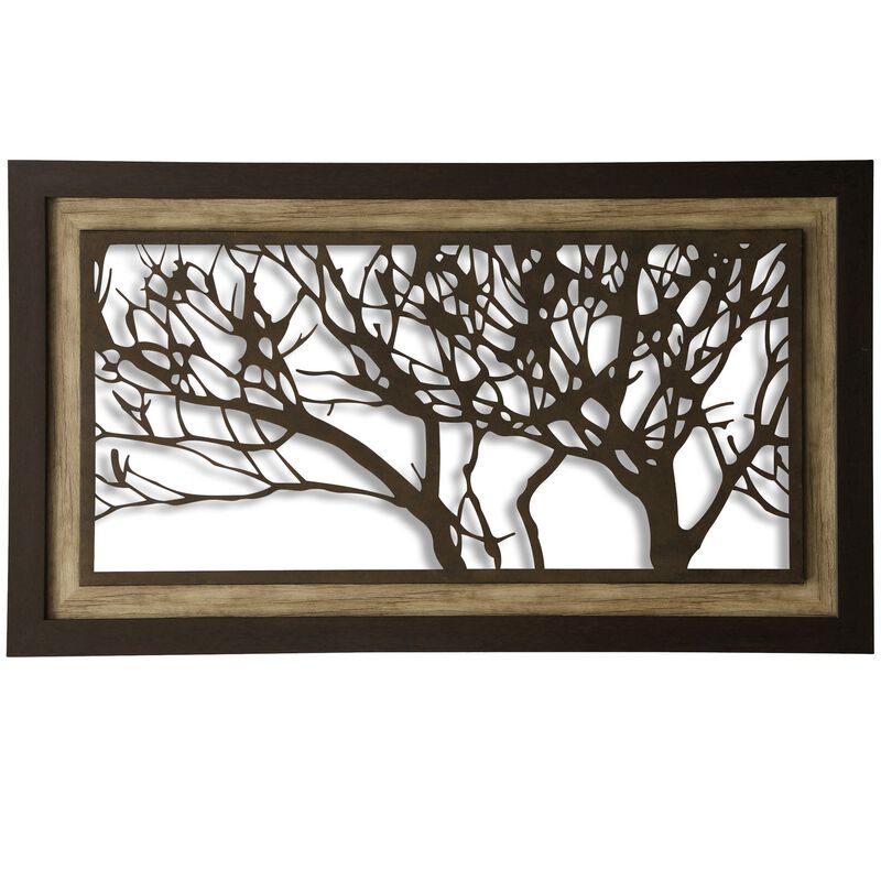 Metal Tree I Framed Panel