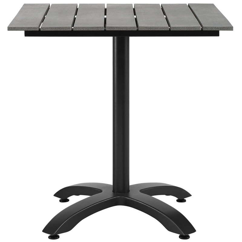 Modway - Maine 28" Outdoor Patio Dining Table Brown Gray