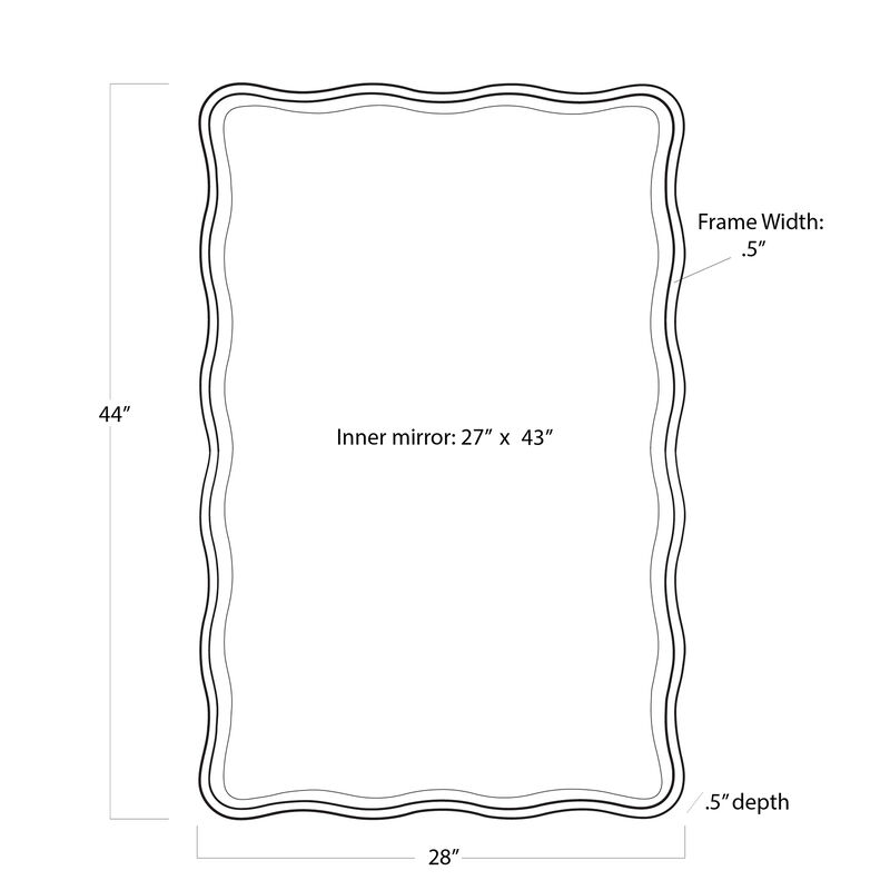 Candice Rectangular Mirror