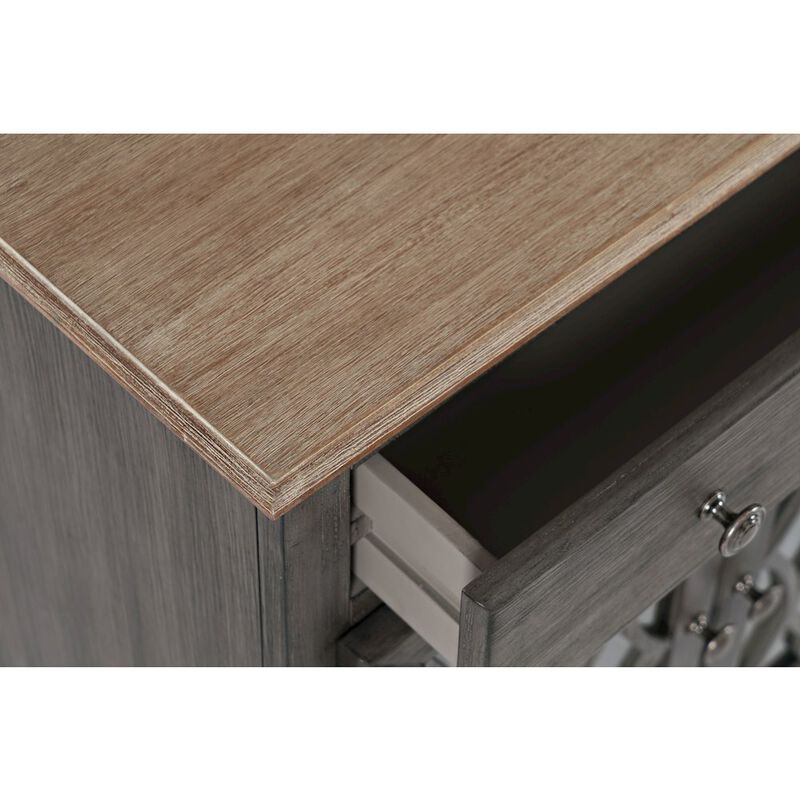 Jofran Aurora Hills Country Wire-Brushed 2 Door Accent Chest