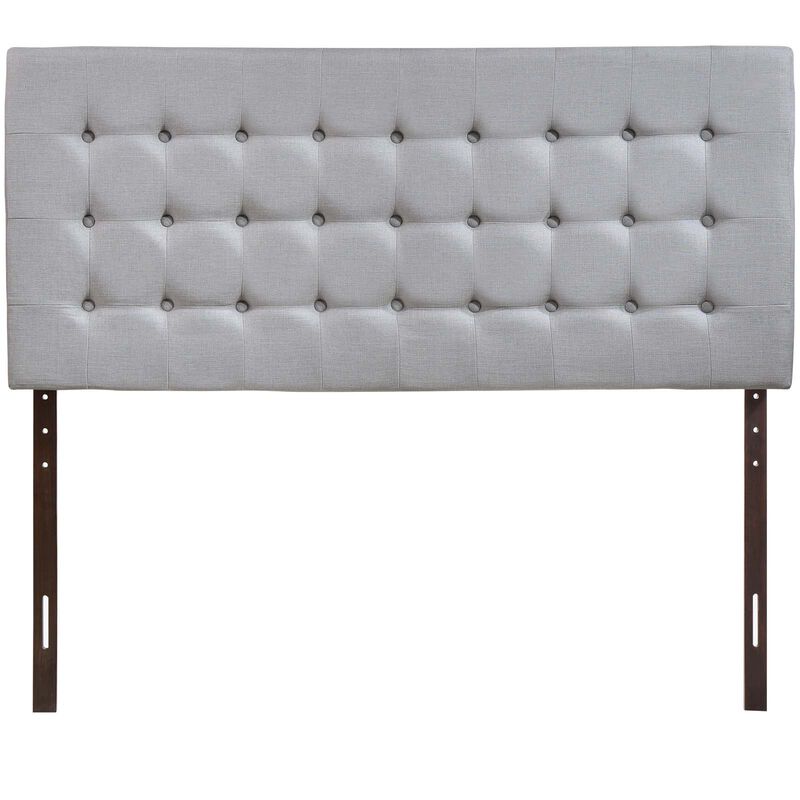 Modway - Tinble Queen Upholstered Fabric Headboard Sky Gray
